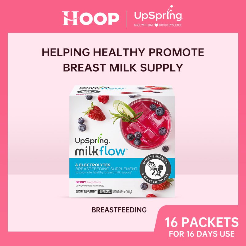 UpSpring Milkflow Breastfeeding Lactation Supplement Drink Mix with