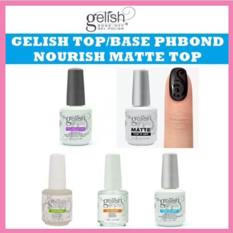 GELISH TOP COAT, BASE COAT ,PH BOND NOURISH Shopee Singapore