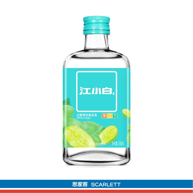Jiang Xiao Bai Guo Li Fang Bai Jiu 江小白果立方白酒168ml | Shopee