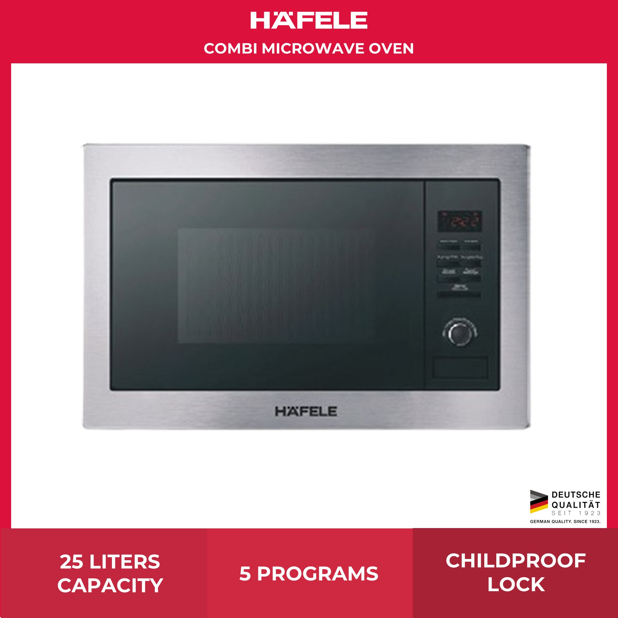 Hafele deals inbuilt microwave