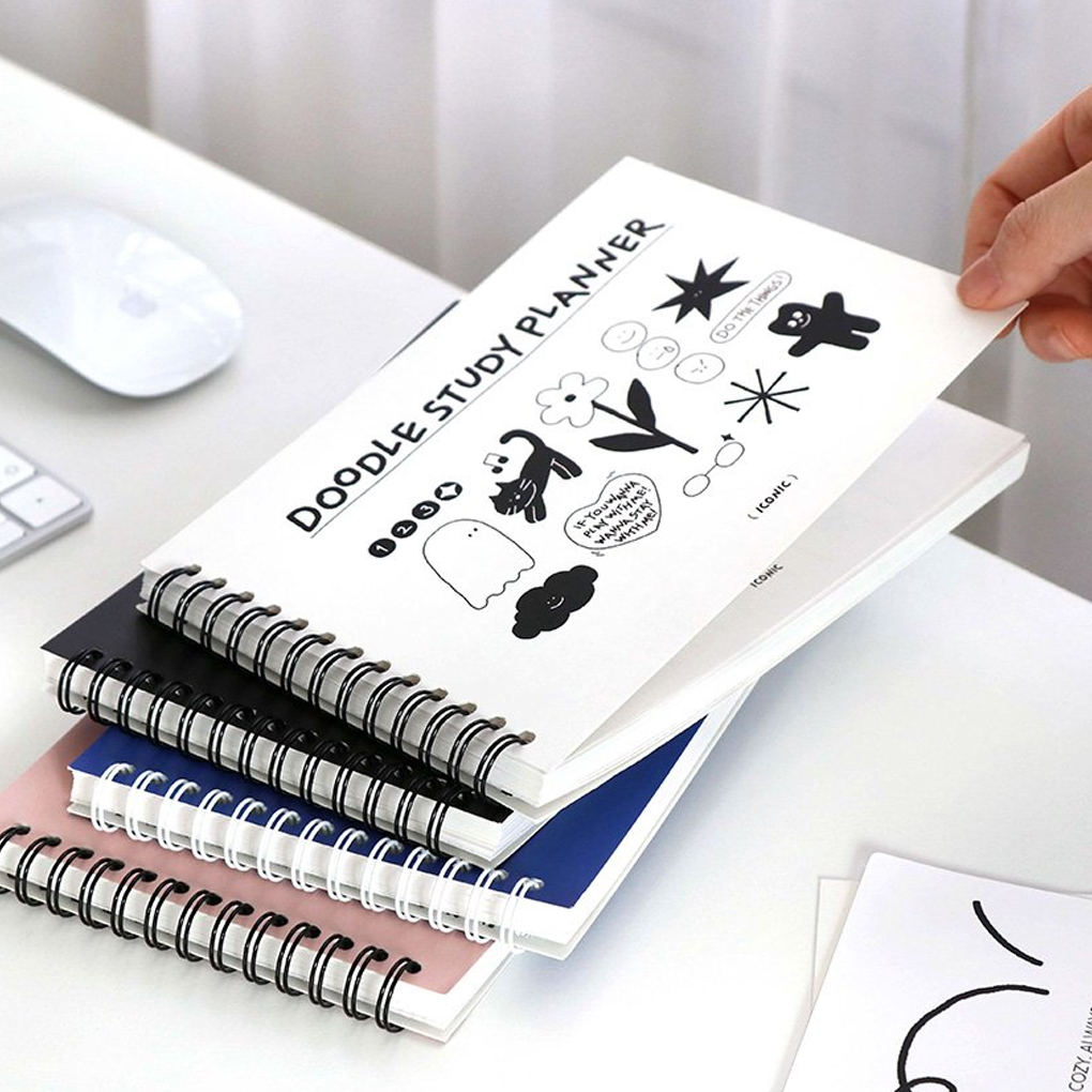 ICONIC Doodle Study Planner 6 Months | Shopee Singapore