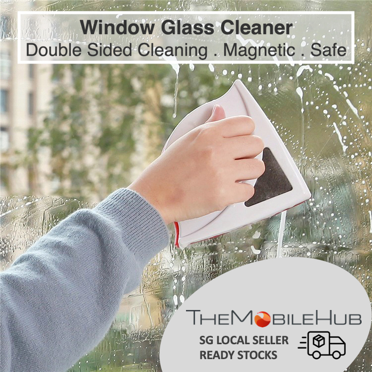 Magnetic Double Sided Window Glass Cleaner Wiper Cleaning Tools ...