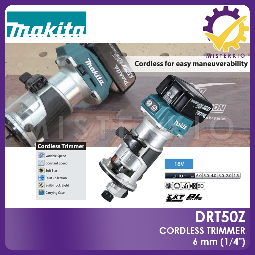 Makita DRT50Z Cordless Trimmer Routers 18V Brushless Shopee Singapore