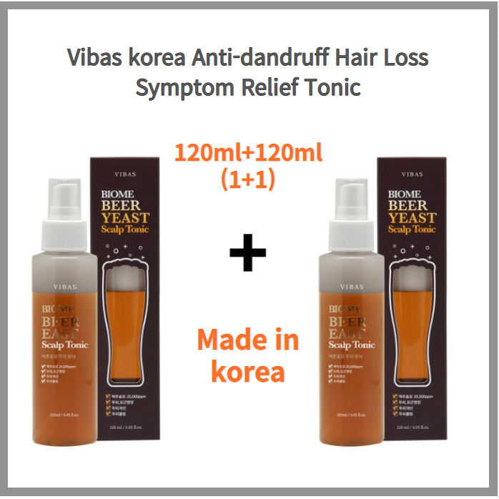 Vivas korea Hair Loss Symptom Relief Tonic Antidandruff (1+1) 120ml