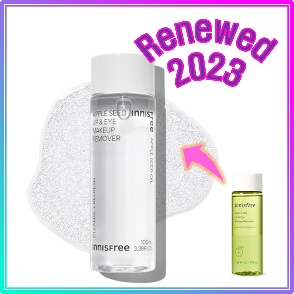 innisfree Apple Seed Lip & Eye Makeup Remover 100mL (2023 AD) Shopee