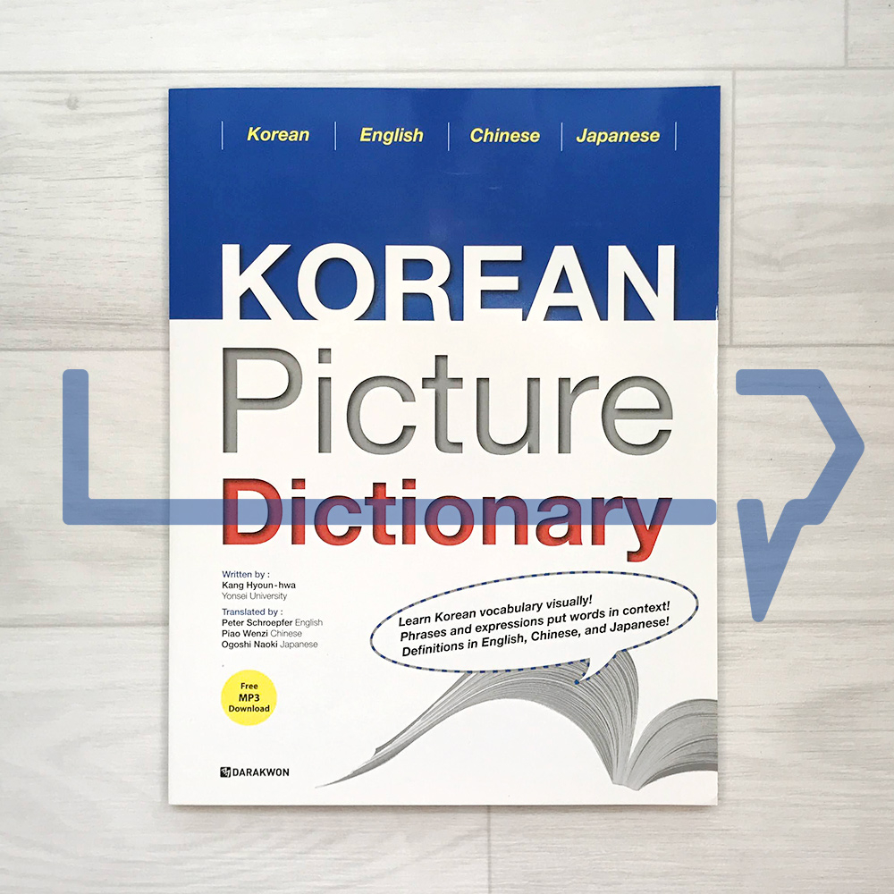 Korean Picture Dictionary English/Chinese/Japanese. Darakwon, Korea