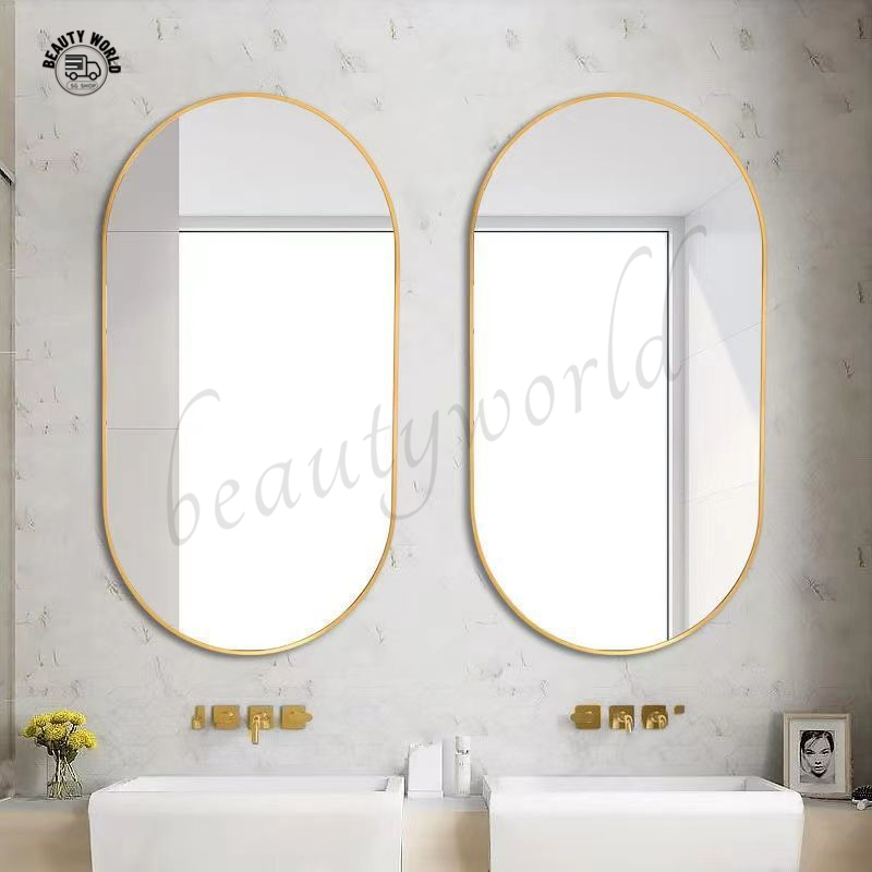 SG Seller HD Wall mounted Oval Mirror Bathroom Mirror Bathroom Mirror