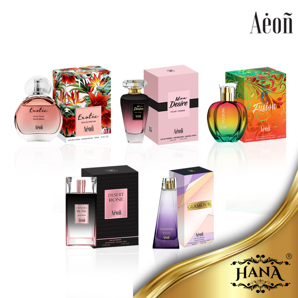 Aeon EDP Perfume For Women 100ml - Desert Rose / Fusion / Mon Desire ...