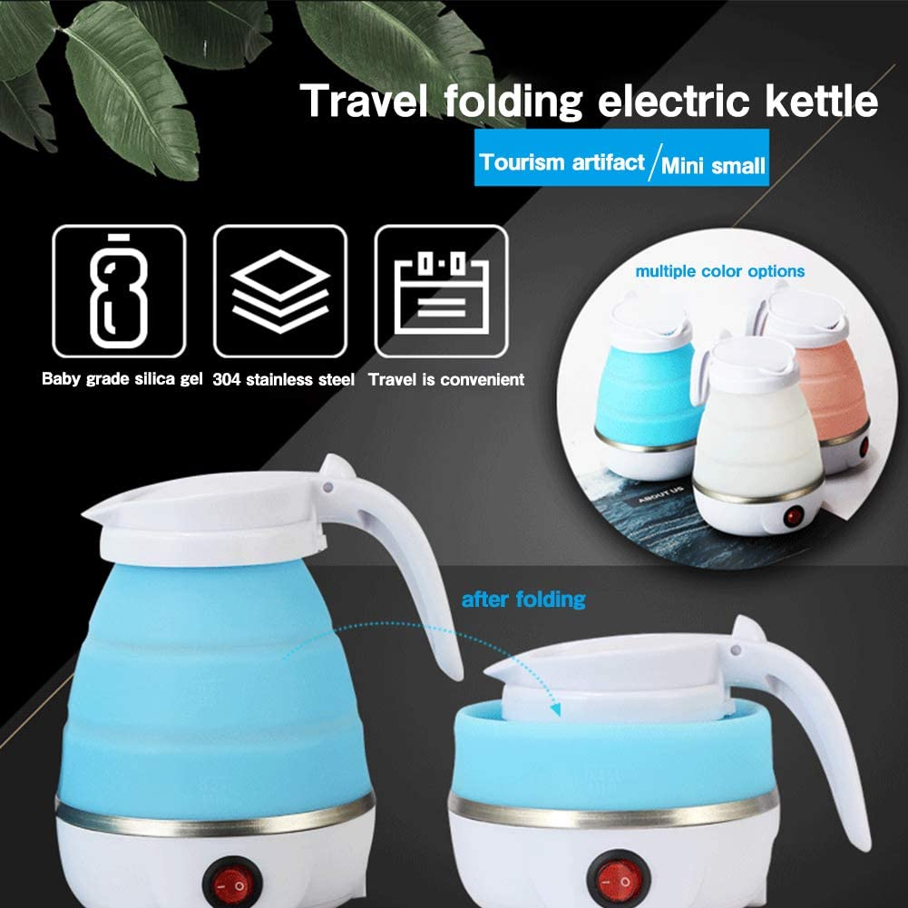 Folding Electric Kettle 0.6l 400w Us Plug 110v Collapsible Hot Water Kettle  Ac in 2023