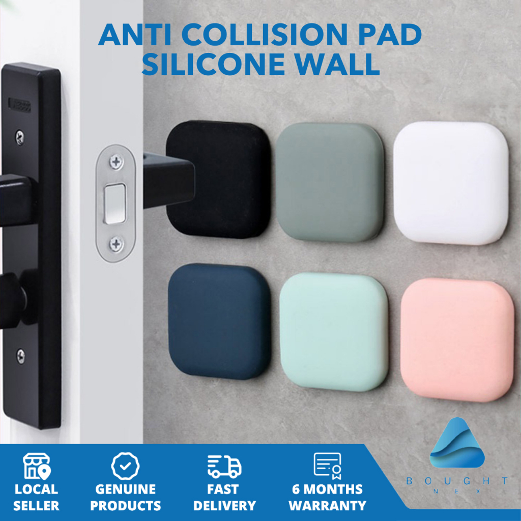 Anti Collision Pad - Silicone Wall Protector, Self-Adhesive, Door ...