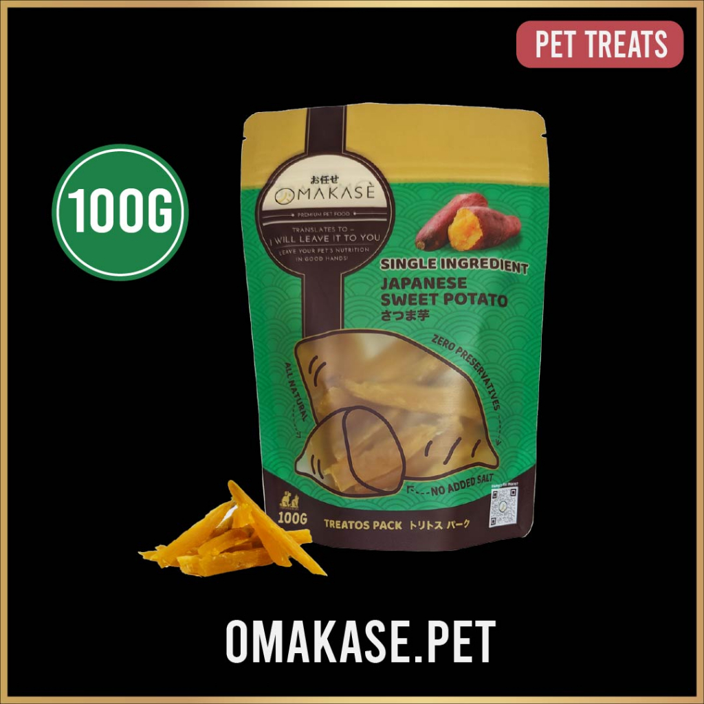 OMAKASE Single Ingredient Dehydrated Japanese Sweet Potato Dog/Cat