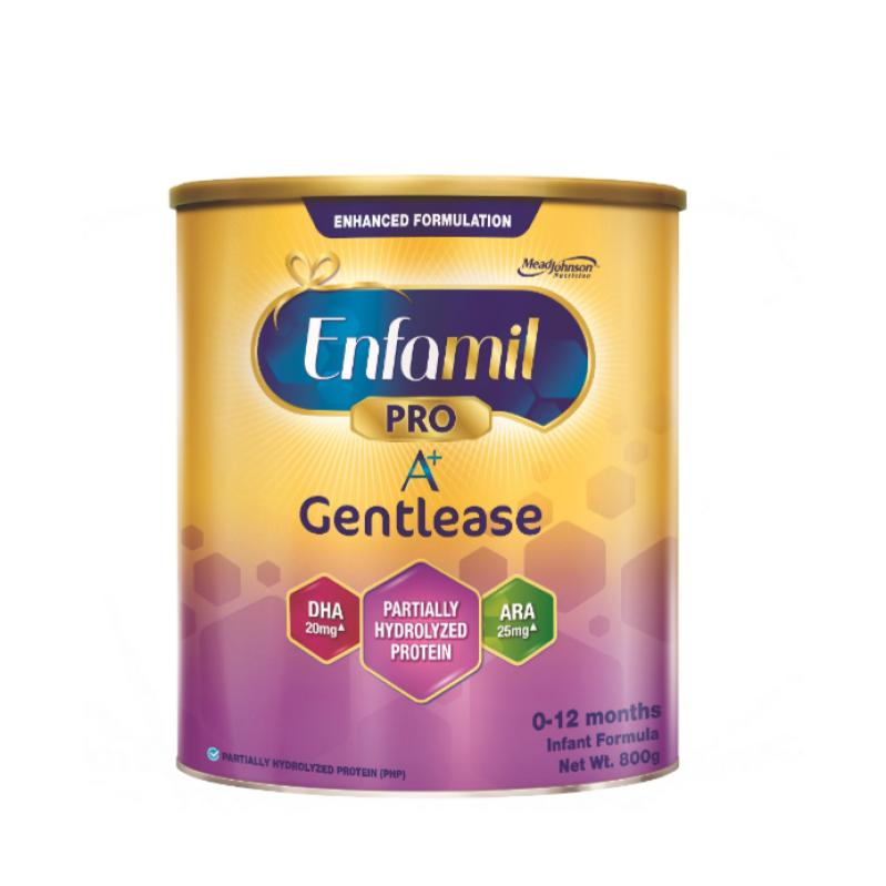 Enfamil A+ Stage 1 Gentlease Infant Baby Milk Powder Formula DHA+ (012M) 800g Shopee Singapore