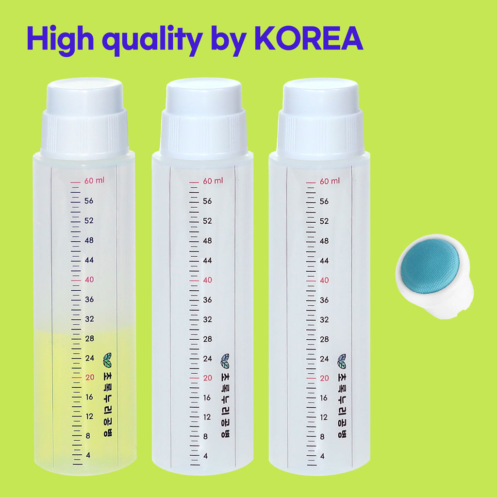 Sponge Applicator Bottle KBOTTLE 3pcs 60ML Minoxidil Applicator