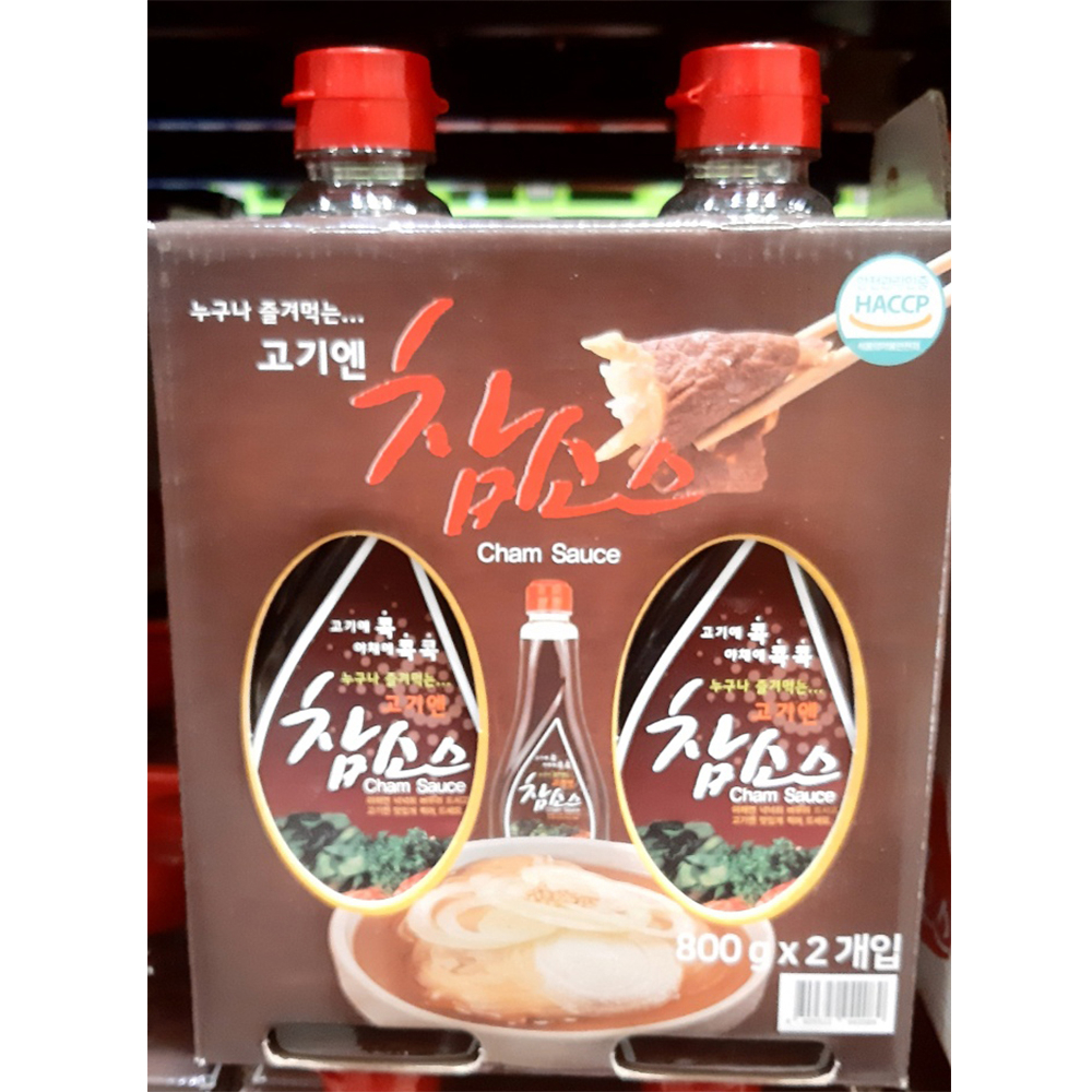 WOORI CHAM SAUCE Korean BBQ Soy Sauce 800g x 2pcs Shopee Singapore