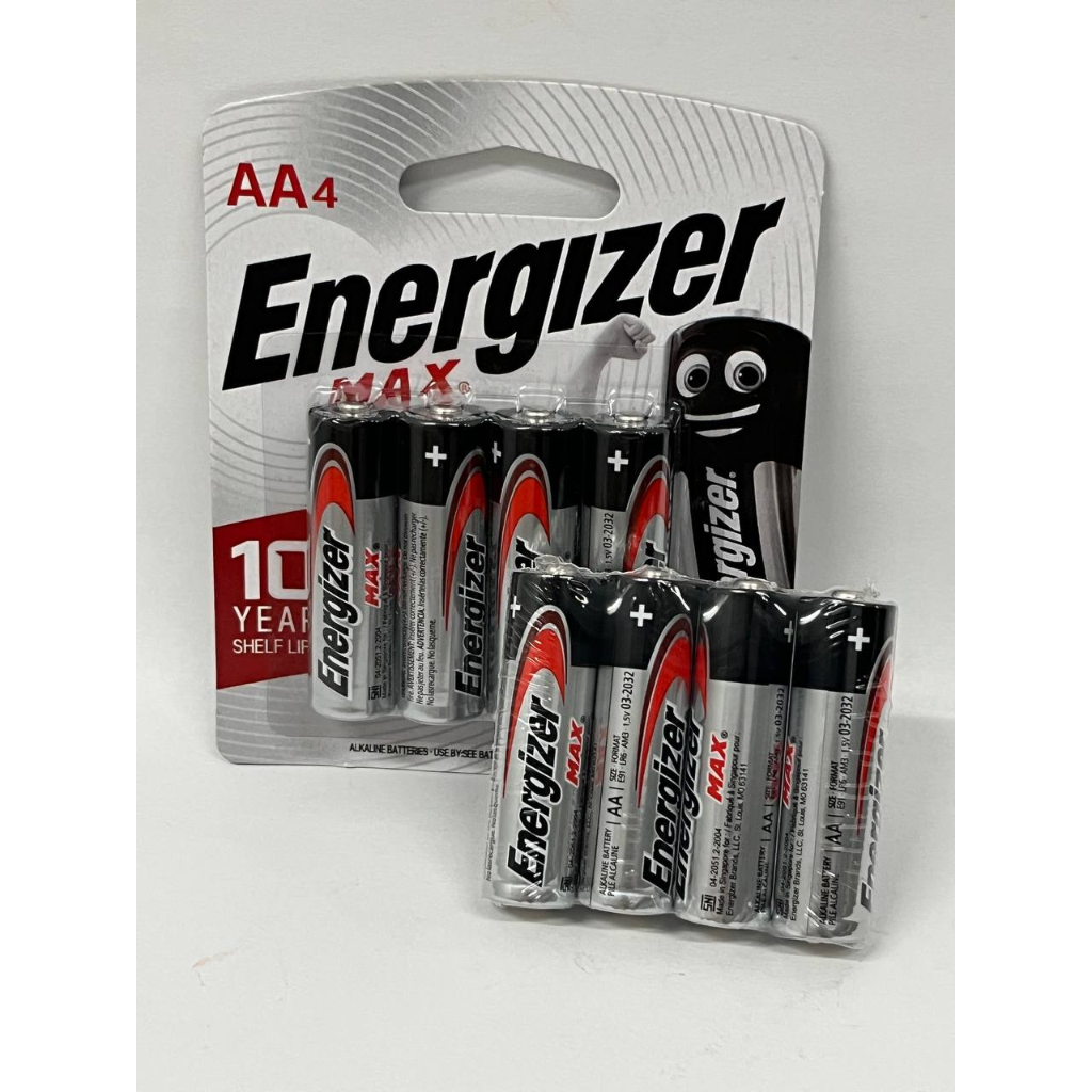 Energizer MAX Alkaline Battery AA E91 LR6 [FAST SHIP OUT] Shopee