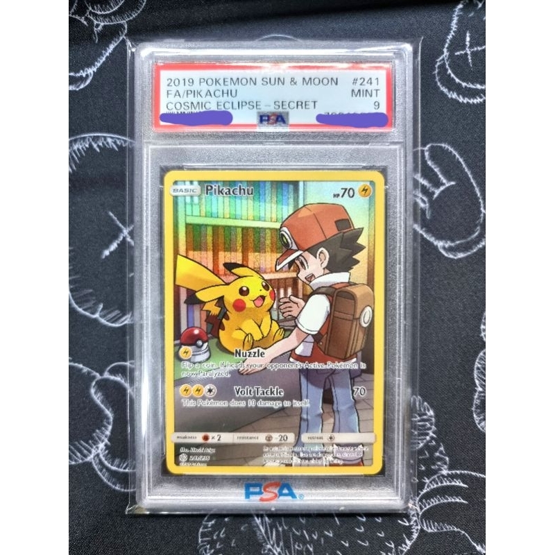 Cosmic Eclipse 241 Full Art Pikachu Secret PSA 9