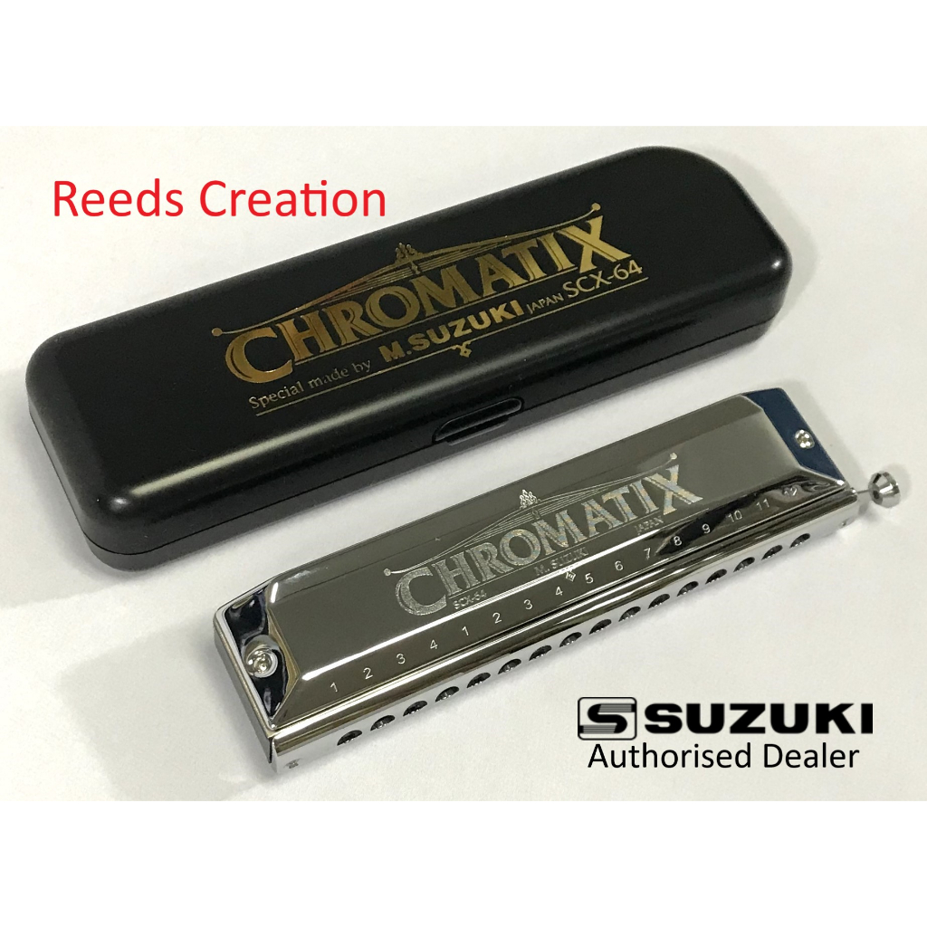 Suzuki Harmonica Chromatix SCX64 C Major Key. Made in Japan Shopee