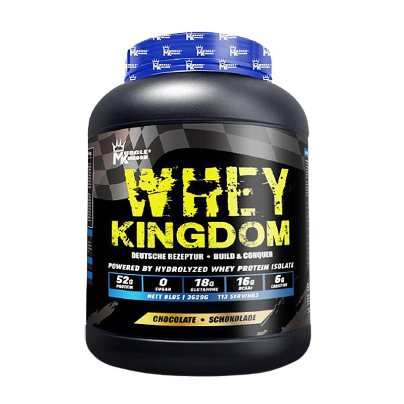 MK Muscle Kingdom Whey Kingdom hydro isolate primary 8 lbs/3.6 kg (113 ...