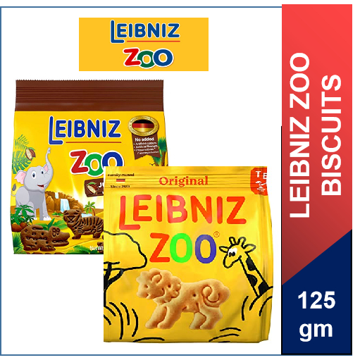 LEIBNIZ ZOO Biscuits Original/ Chocolate 125g Shopee Singapore
