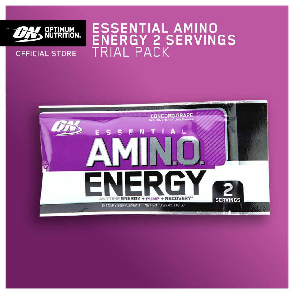 Optimum Nutrition Essential Amino Energy -Concorde Grape (Sachet Pack ...