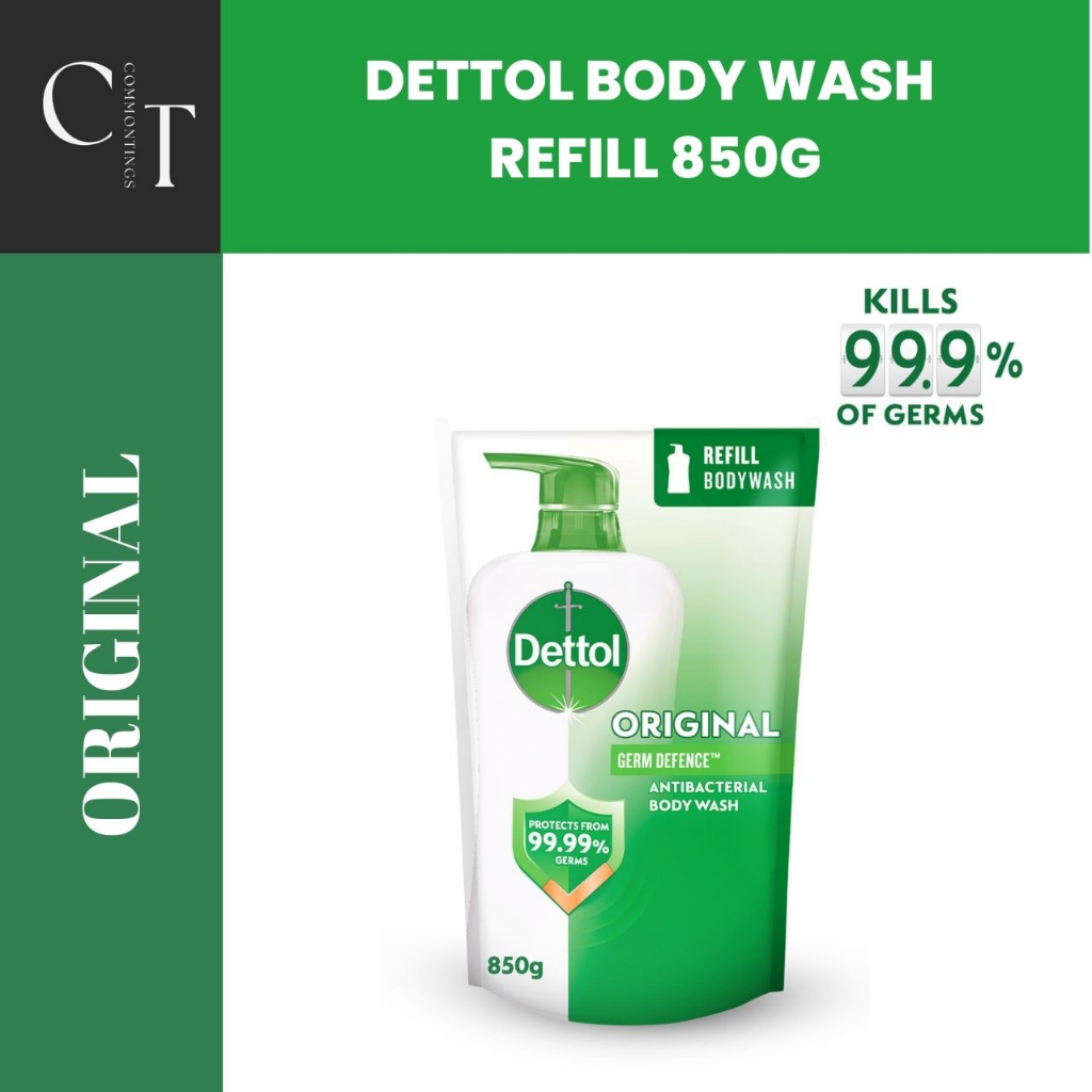 SINGLE PACK Dettol Body Wash Refill 850G Shopee Singapore