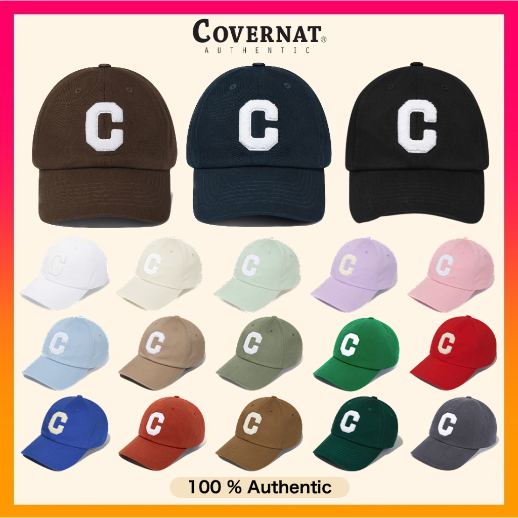 [BLACKPINK's Pick] COVERNAT Unisex C Logo B.B Cap - 17 Colors (2025 NEW ...