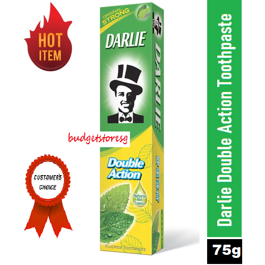 Darlie Double Action Toothpaste - 75 grams | Shopee Singapore
