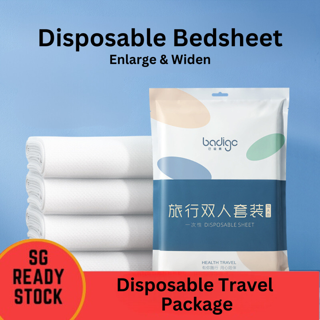 Disposable Bed Sheets Set Travel Bedsheet Pillow Cover Quilt Cover