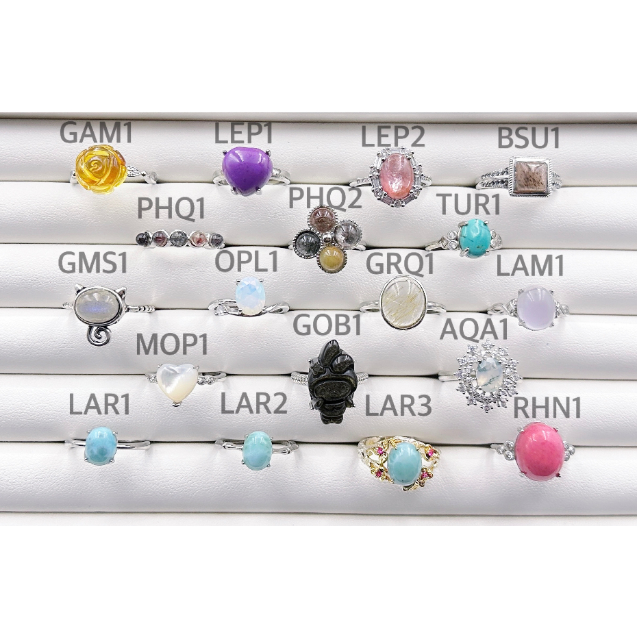 Crystal Rings (Assorted 1) | Shopee Singapore