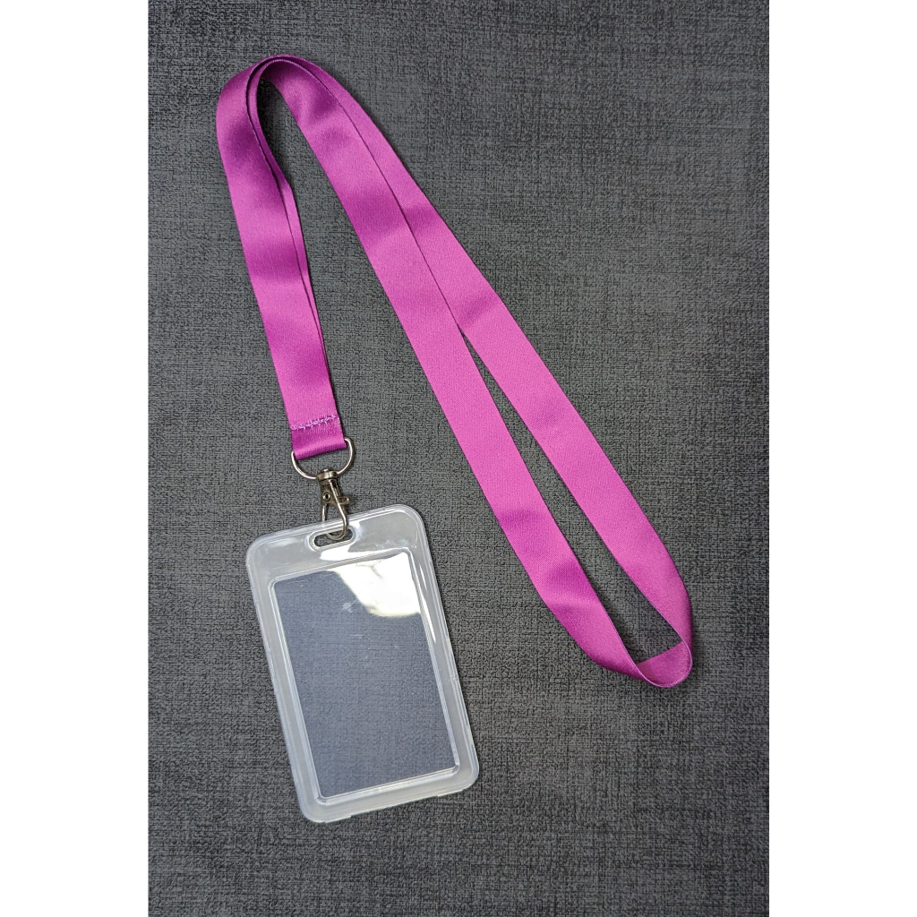 [SG SELLER] Plain Lanyard + Card Holder for school, office, conference ...
