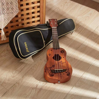 INITER Mini Musical Instrument Wooden Kazoo Kids Ukulele Guitar