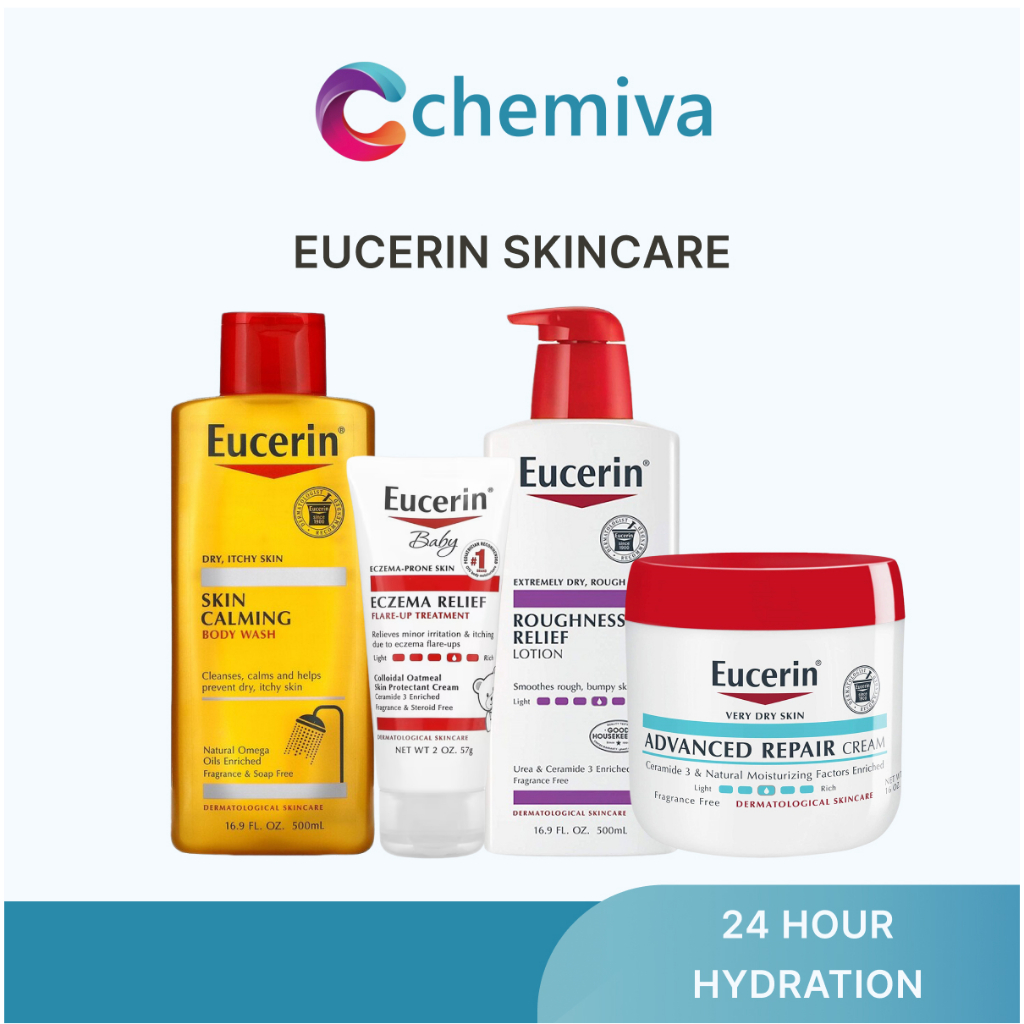 Eucerin (Baby Eczema Relief, Flare-Up, Advanced Repair, Roughness ...