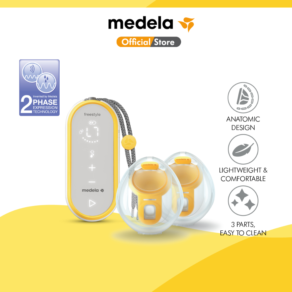 MEDELA Freestyle™ Hands-Free Breast Pump, Wearable, Portable, Discreet Double  Electric Breast Pump