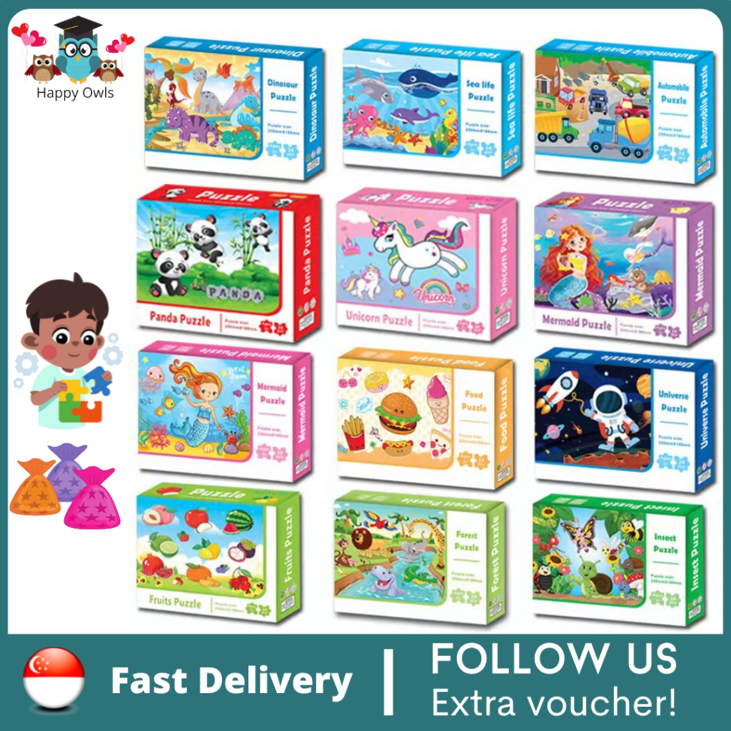 [SG] Mini 24pcs Puzzles for Kids/ Gift Goodie bag educational toys