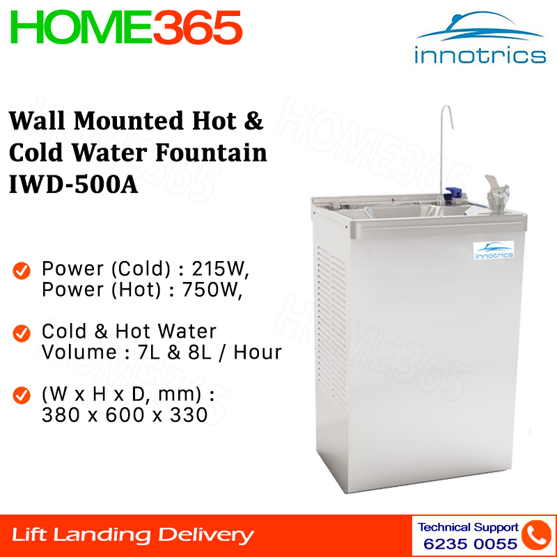 Innotrics Wall Mounted Hot & Cold Water Fountain IWD500A Shopee