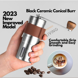 BioloMix Automatic Conical Burr Mill Coffee Grinder with 31 Grind Sett in  2023