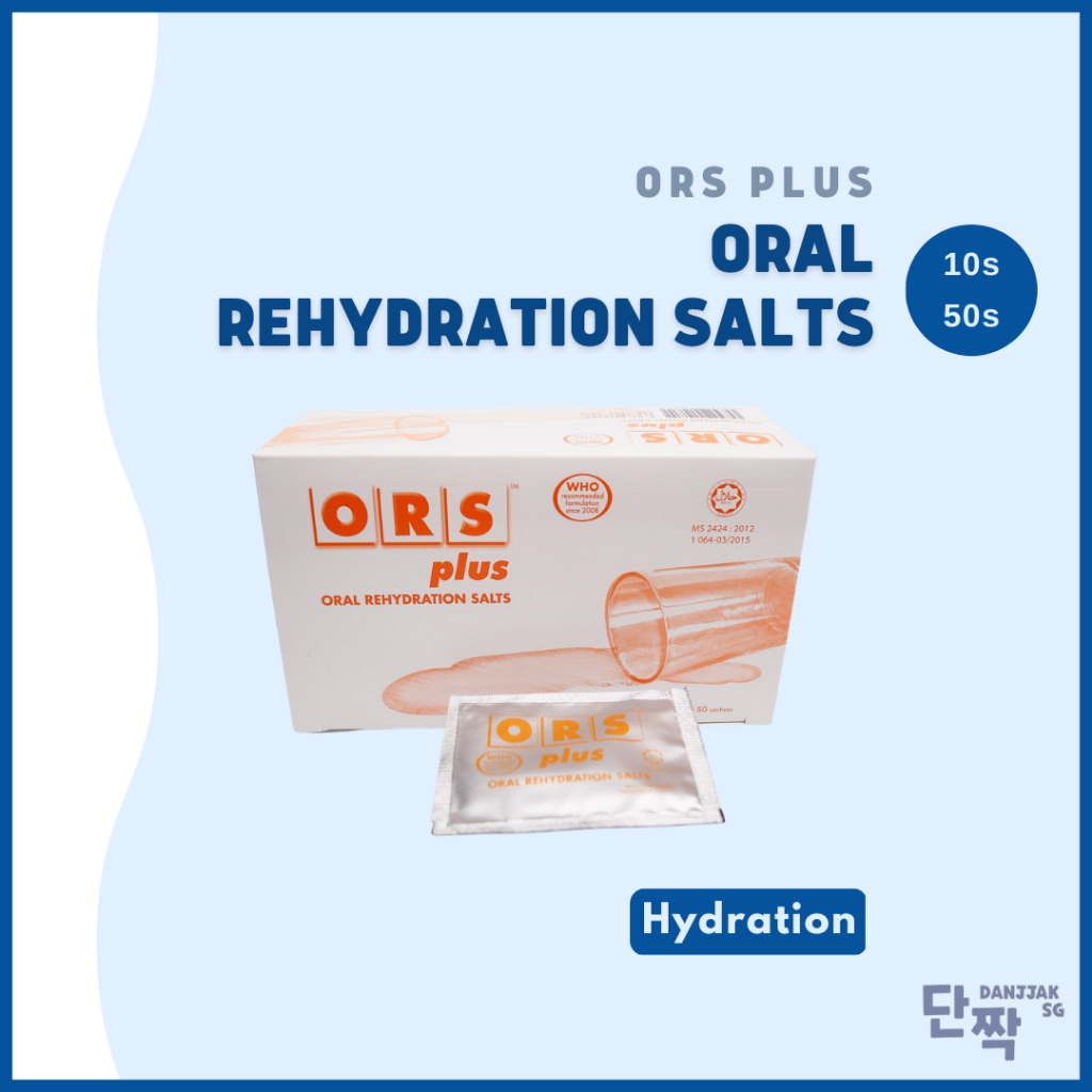 Ors Plus Oral Rehydration Salts Sachets 2 Brands Available Shopee Singapore 1335