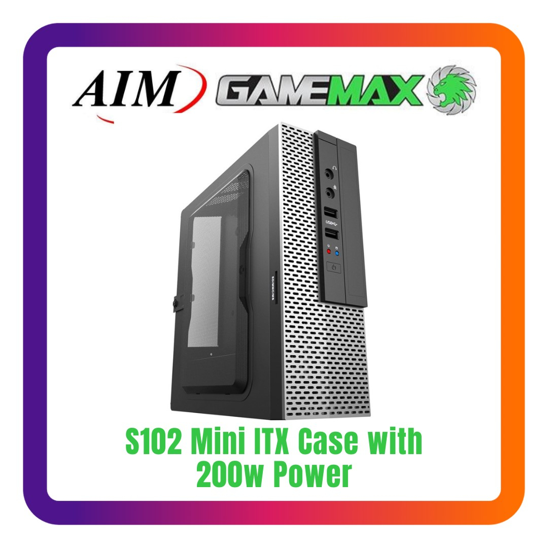 [AIM RESOURCES] Gamemax S102 Mini ITX Case support i5/i7 with 200w ...