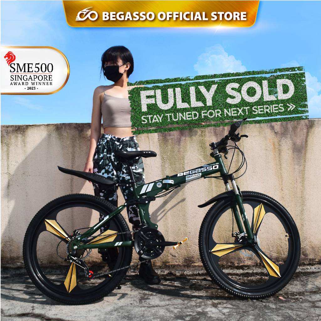 Begasso folding mountain online bike price