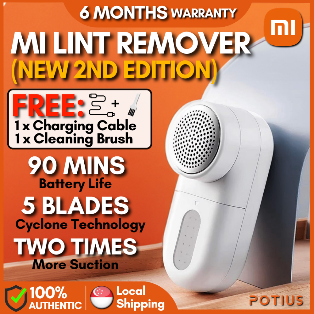 🇸🇬【𝐍𝐄𝐖 𝟐𝟎𝟐𝟒】XIAOMI Mijia Lint Remover, Remove Hair & Lint From Clothes