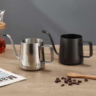 1L/1.2L Stainless Steel Gooseneck Long Narrow Spout Teapot Kettle Coffee Pot  Hand Drip Coffee Kettle - China Pot and Kettle price