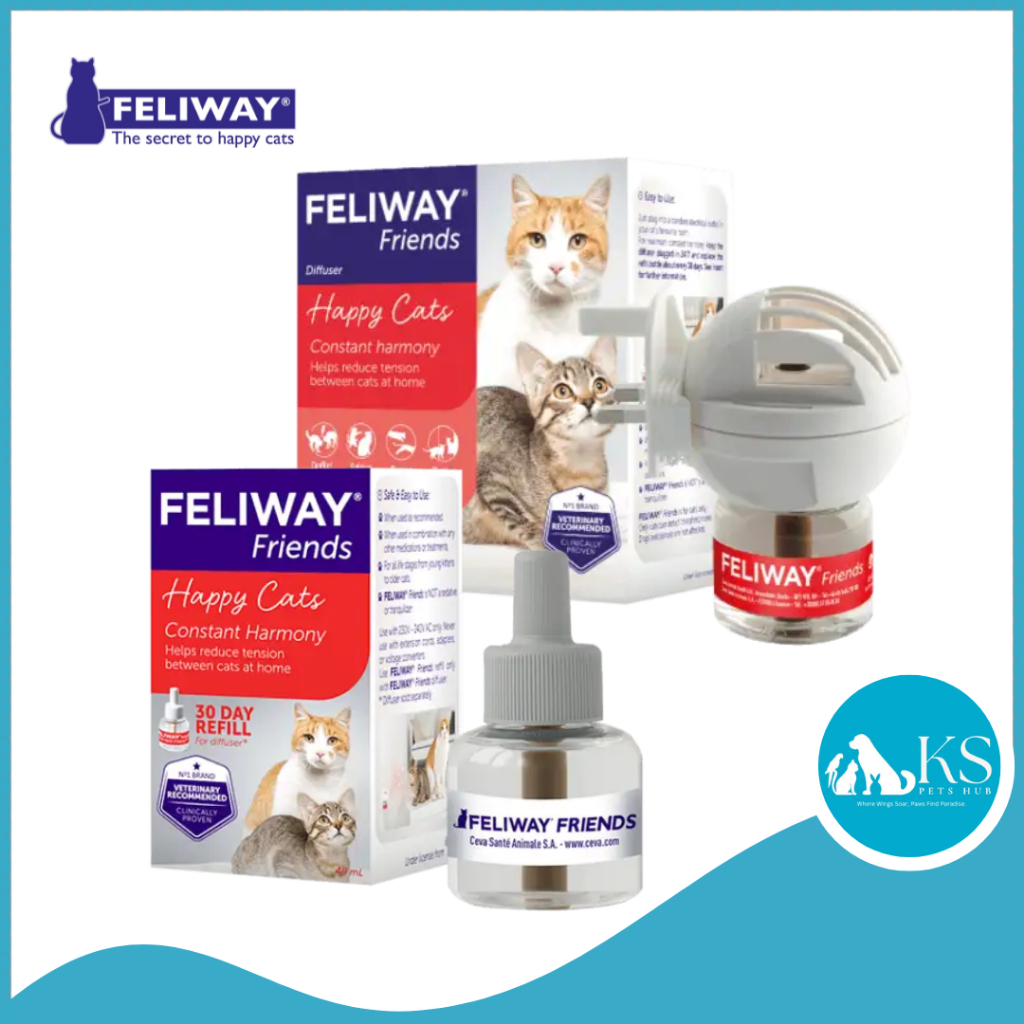Feliway Optimum Refill Feliway MultiCat 30 Day Starter Kit Calming
