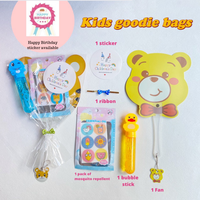 [SG Seller] Children's day goodie bag gift set birthday return gift ...