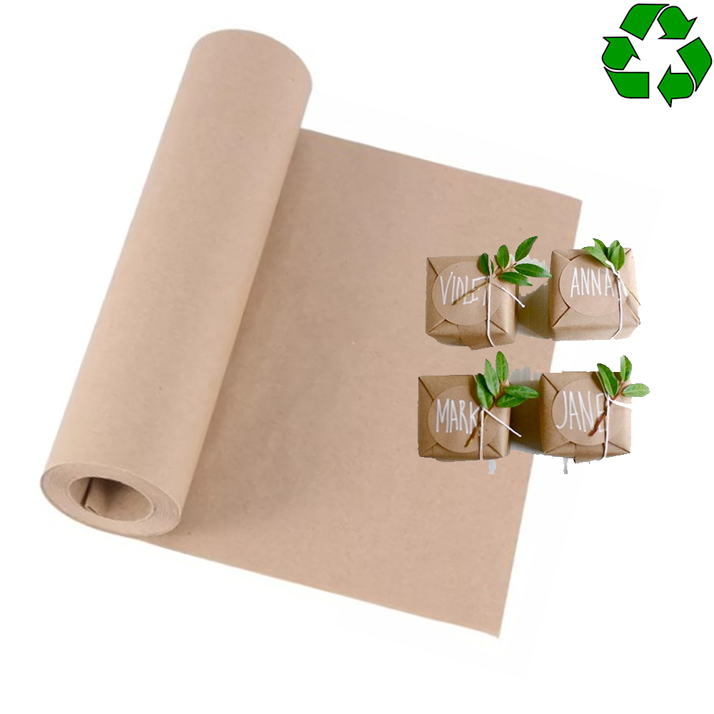 [SG] 80gsm Kraft Brown Wrapping Paper Roll 30/ 45/ 60 cm 100 Recyclable to Wrap, Protect or