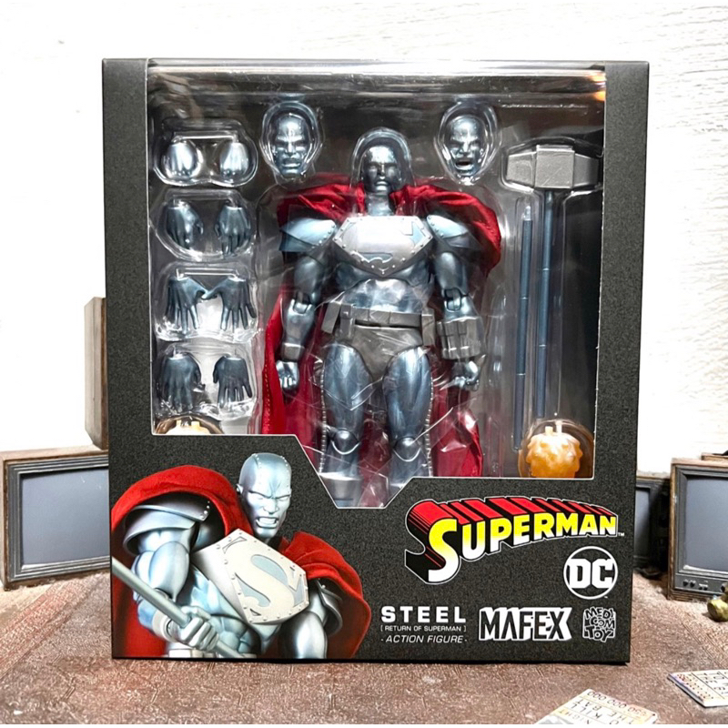 Medicom Mafex Miracle Action Figure Steel (Return of Superman) | Shopee ...