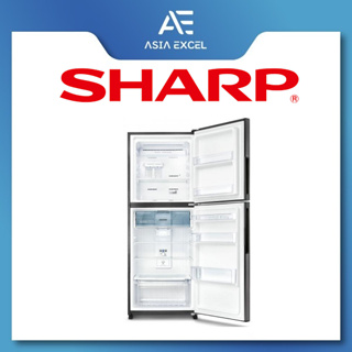 SHARP SJ-RF33E-DS 330L BLACK INVERTER TOP FREEZER REFRIGERATOR | Shopee ...