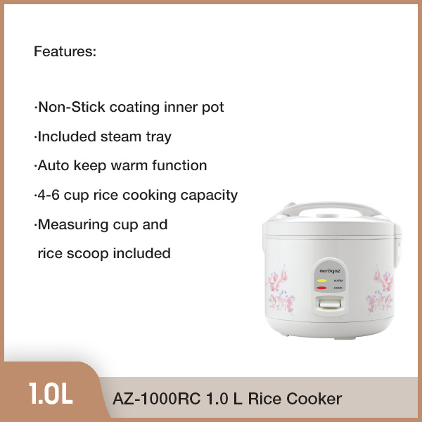 Aerogaz 1.0L Rice Cooker (AZ-1000RC) | Shopee Singapore