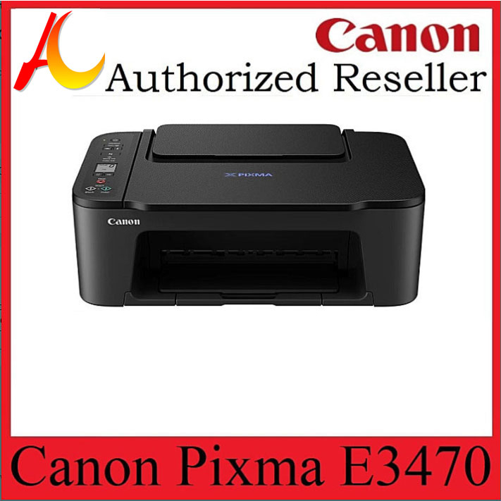 Canon Pixma Ink Efficient E3470 Black Compact Wireless All In One With Lcd For Low Cost 4168