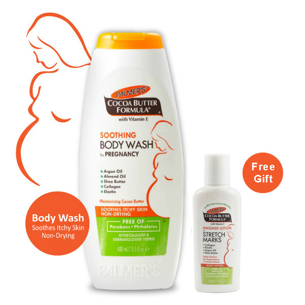 [FREE 50ml] Palmer’s Cocoa Butter Pregnancy Soothing Body Wash (400ml