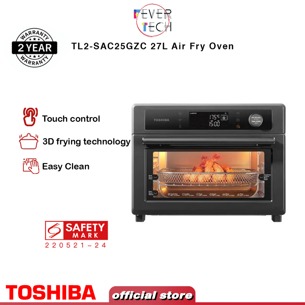 TOSHIBA 27L AIR FRY OVEN